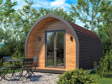 Glamping pod with outdoor seating area (added by manager 06 Jun 2022)
