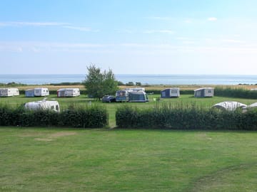 Sea view from grass pitches (added by manager 28 Jul 2022)