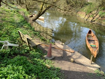 The canoes available for use on the river (added by manager 18 Jul 2015)