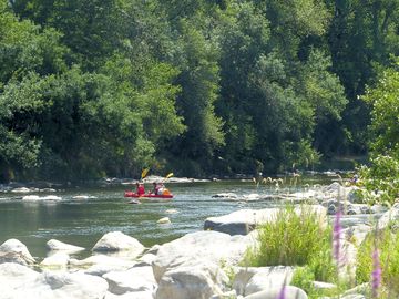 Canoeing down the Ardèche. Departure from the site. (added by manager 29 Jul 2019)