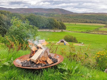 Fire pit at the pitch with amazing views (added by manager 18 Jul 2022)