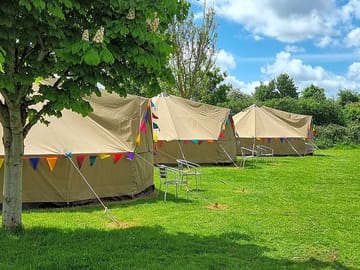 The bell tents