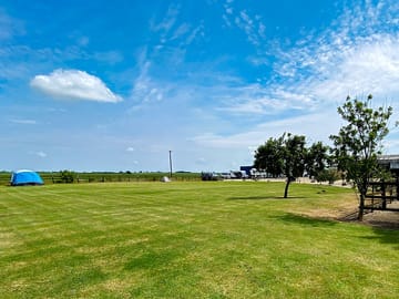 Visitor image of the view of the camping field from their van