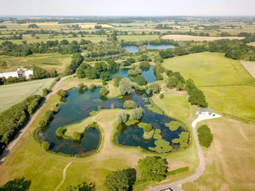 Aerial view of the park
