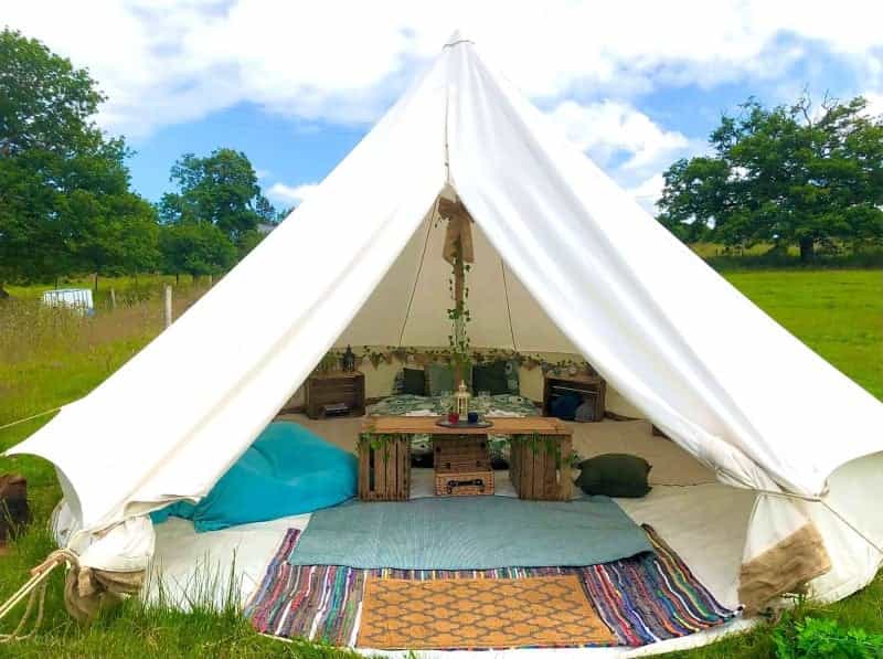 Glamping in North Wales