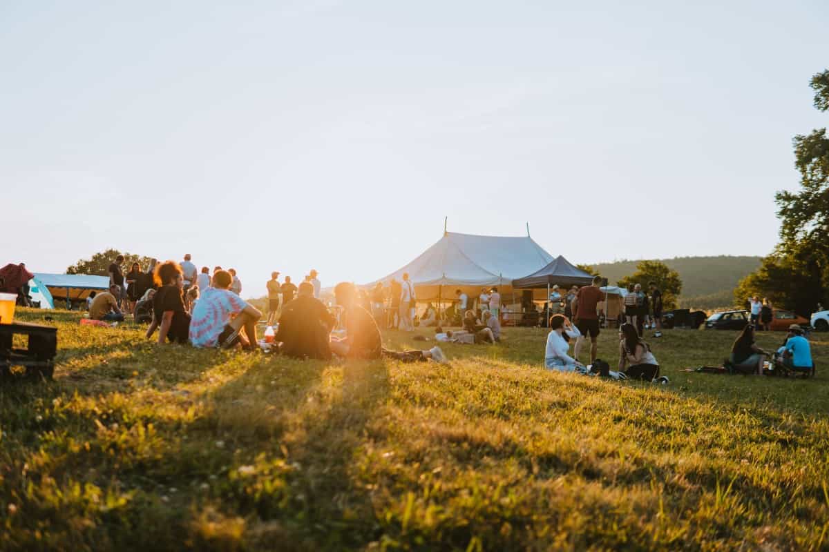 There’s no need to buy the most expensive festival tent – it’s likely you won’t spend that much time at your pitch (David Dvořáček / Unsplash)