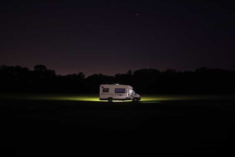 Limiting your use of lighting at night can help to conserve the motorhome’s 12V battery (Rob Hayman / Unsplash)