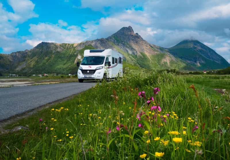 Driving a motorhome in the open countryside is usually less stressful than navigating busy cities with a large vehicle (Alan Billyeald / Unsplash)