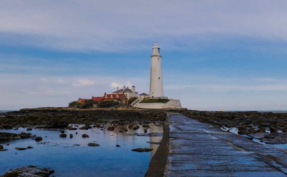 The lighthouse at St. Mary’s Island (Quaid Lagan on Unsplash)